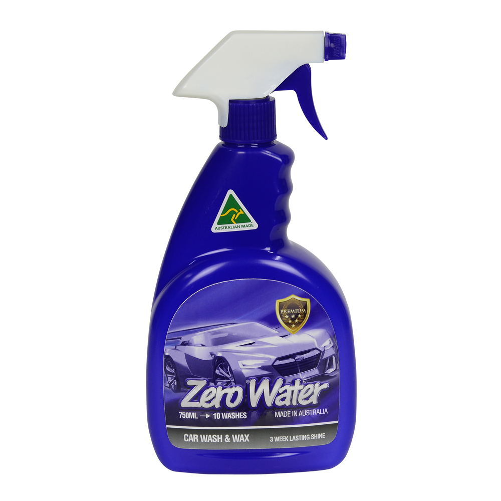 Car Wash and Wax Waterless Quick and Easy Spray and Wipe Zero Water